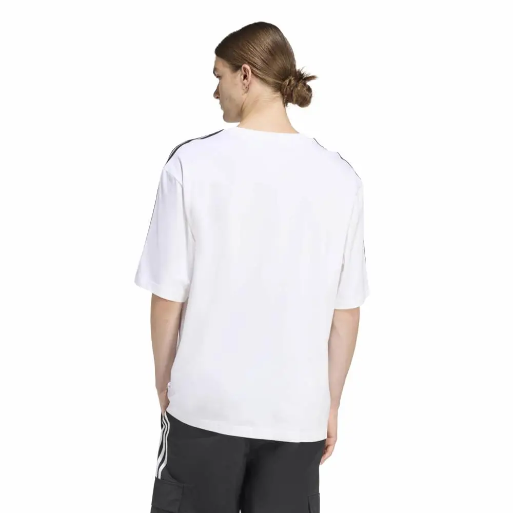 Adicolor 3-Stripes Oversized T-Shirt White - Image 3