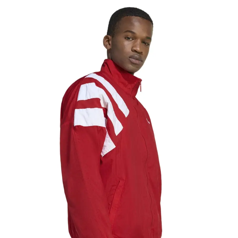 Archive Blocked Track Jacket Red - Image 4