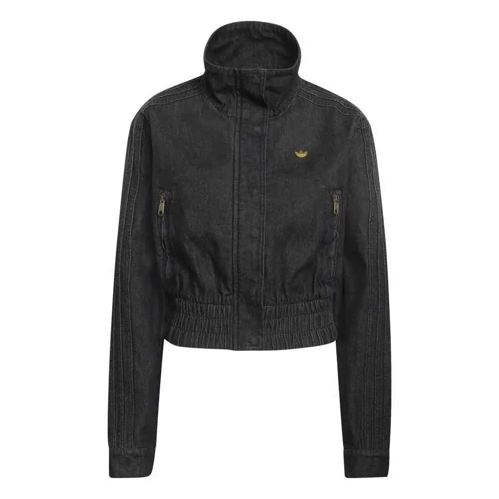 Denim Track Jacket Black
