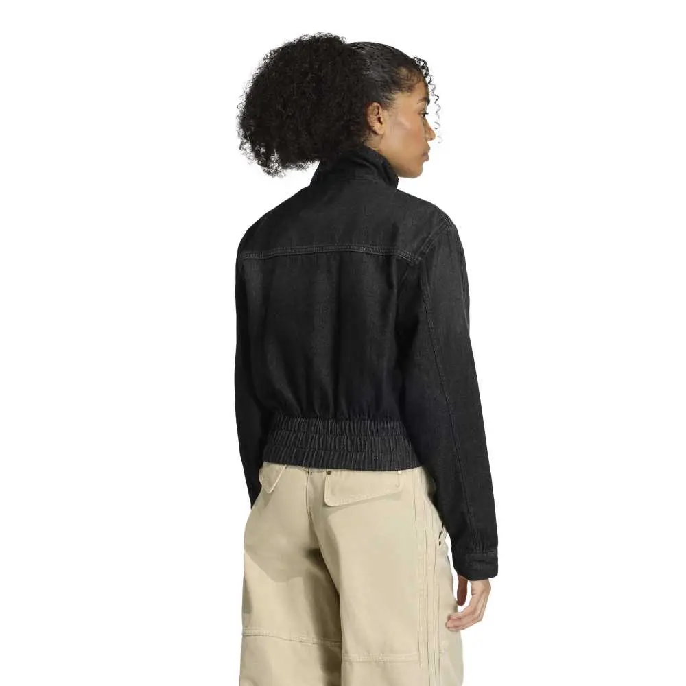 Denim Track Jacket Black - Image 3