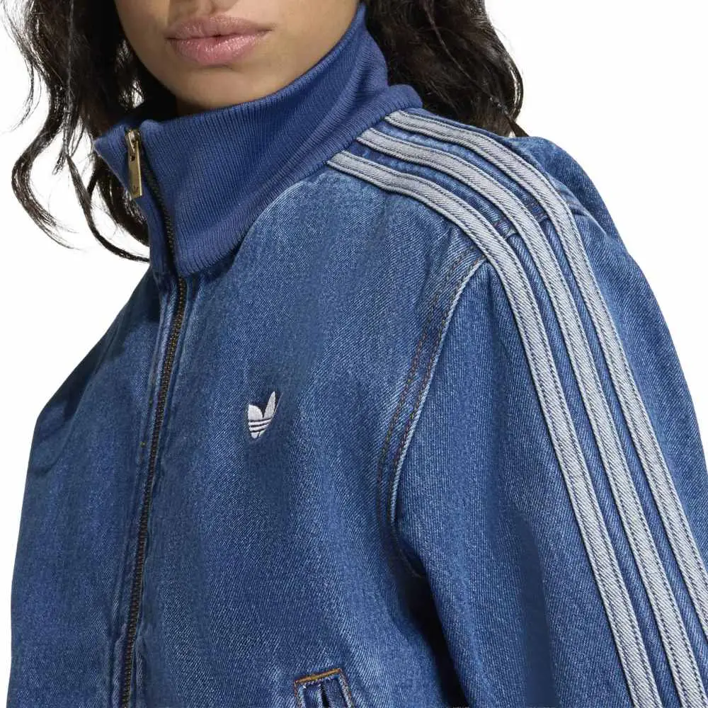 Firebird Track Jacket Denim Blue - Image 4