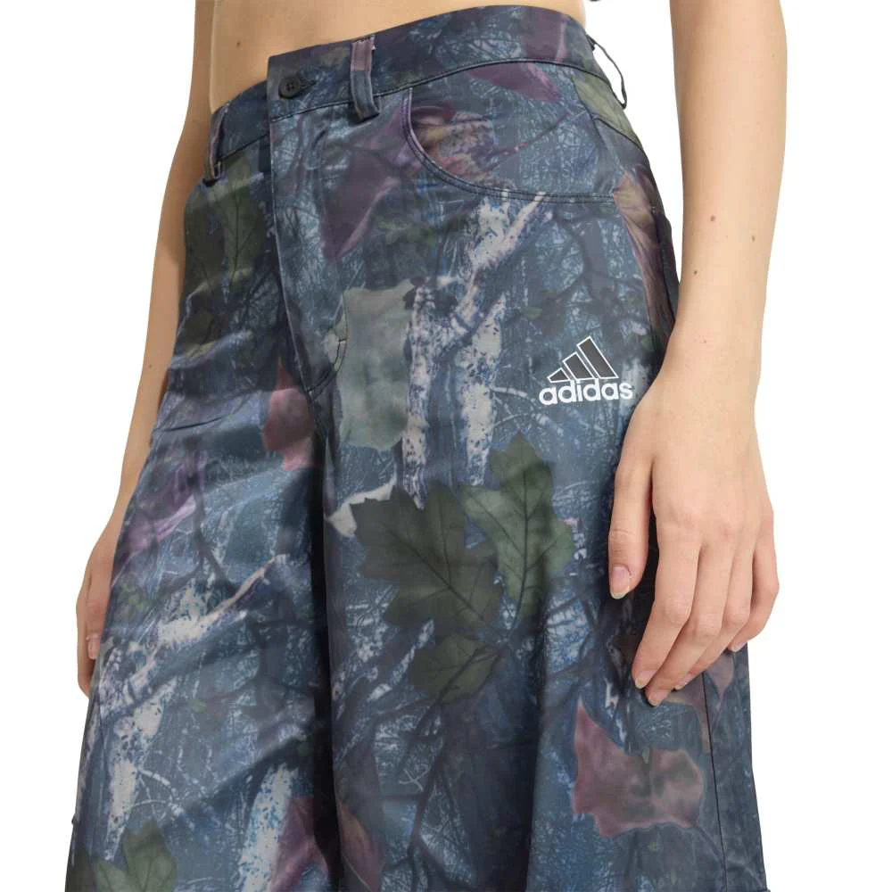 Originals Leaf Camo Print Satin Cargo Pant Black - Image 4
