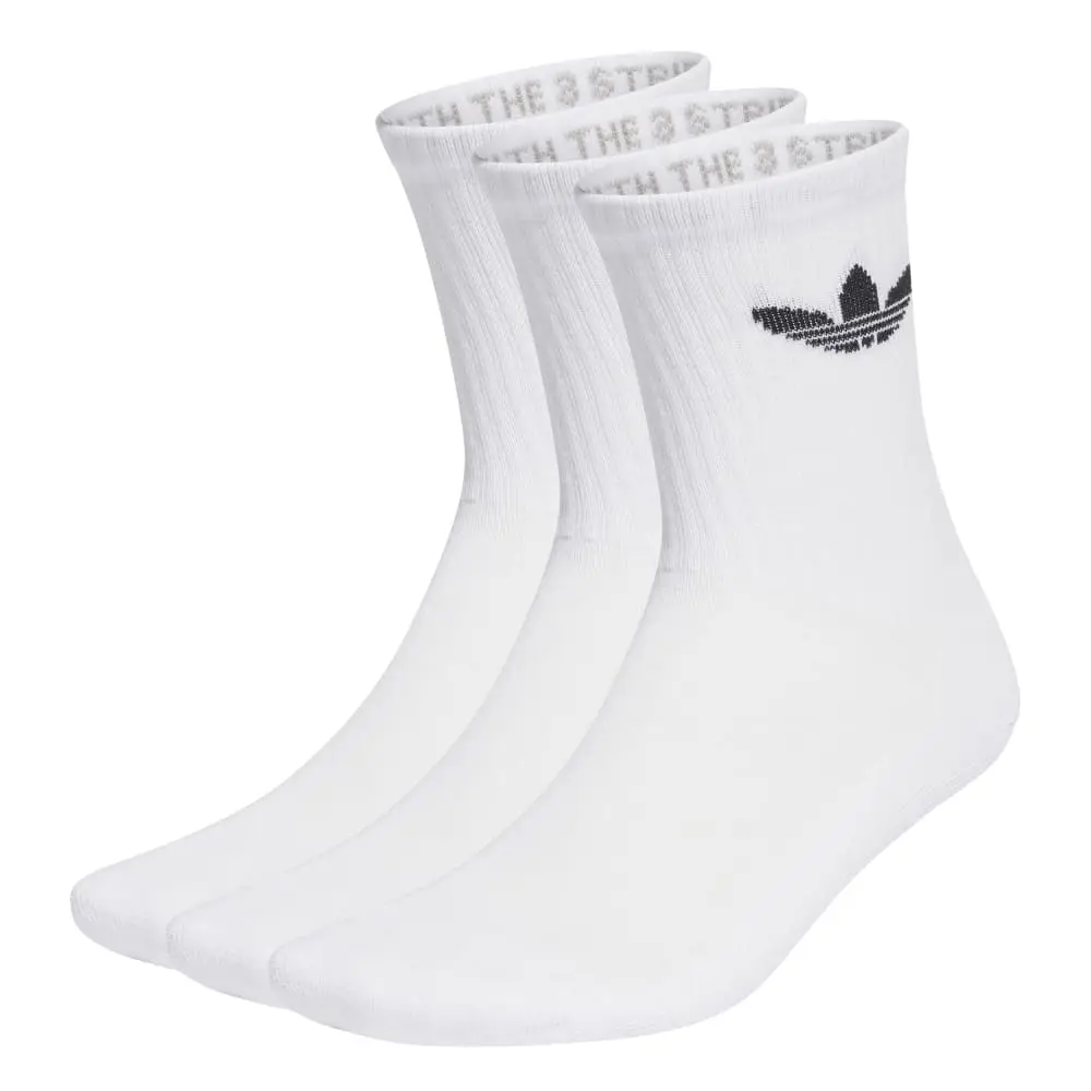 Trefoil Cushion Crew Socks (3 Pairs)