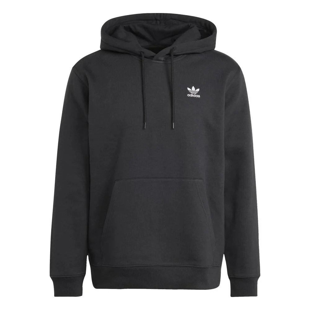 Trefoil Essentials Loose Hoodie Black