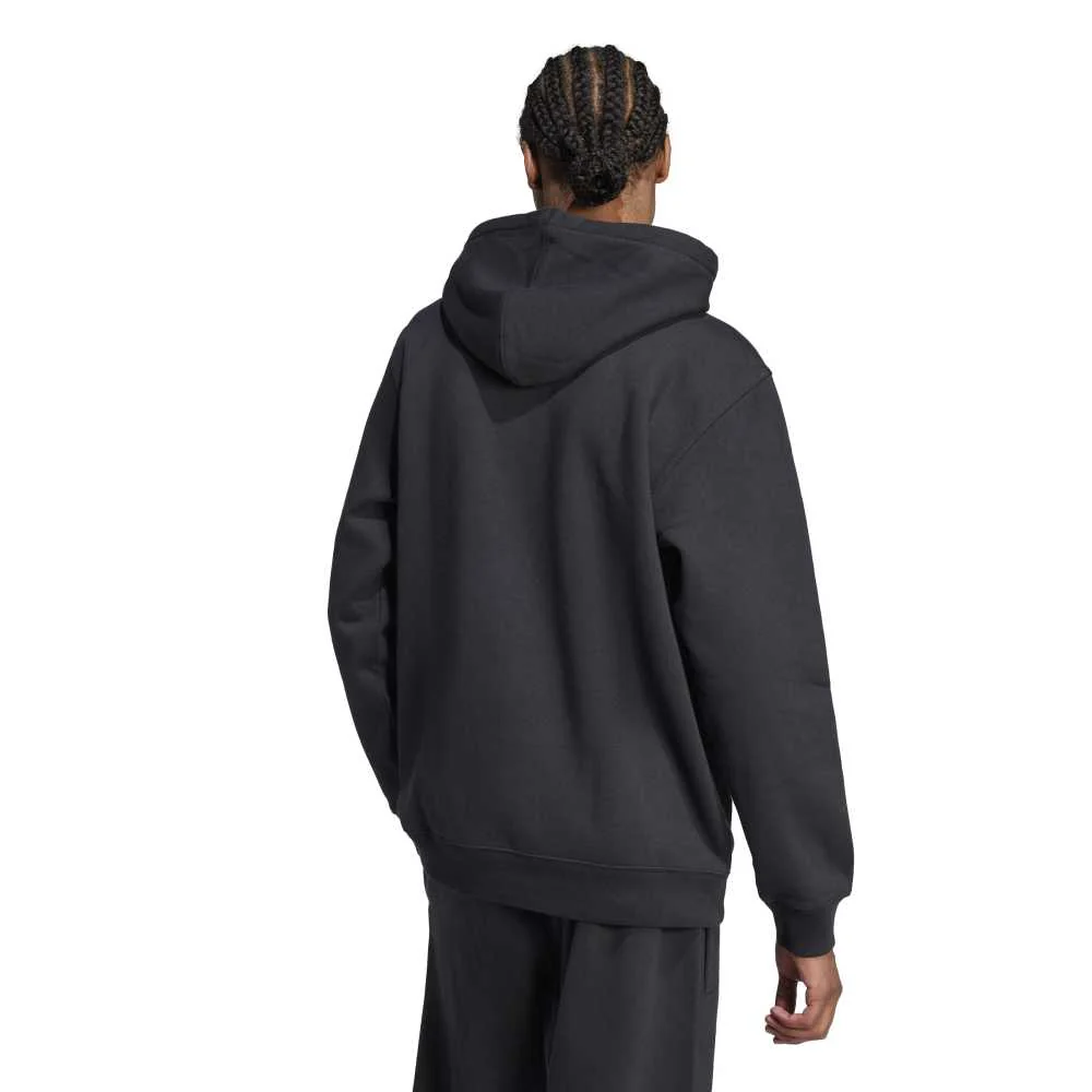 Trefoil Essentials Loose Hoodie Black - Image 3