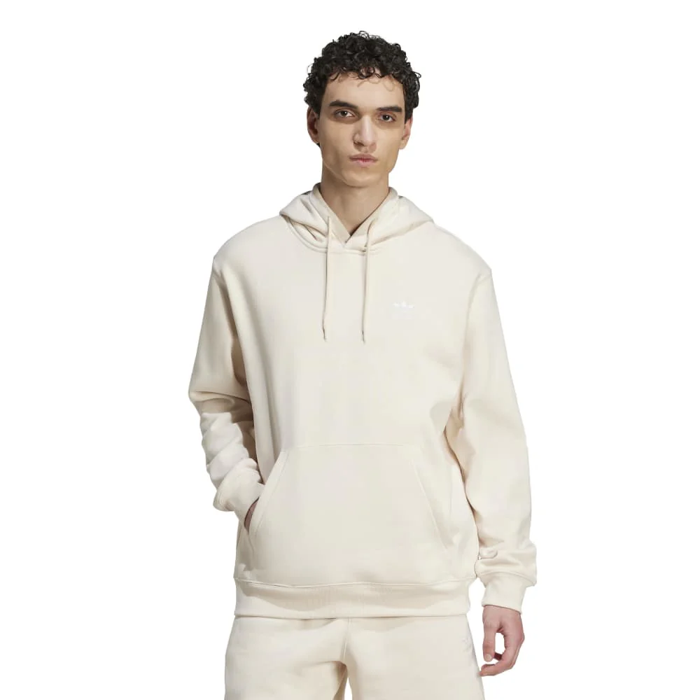 Trefoil Essentials Loose Hoodie White - Image 2