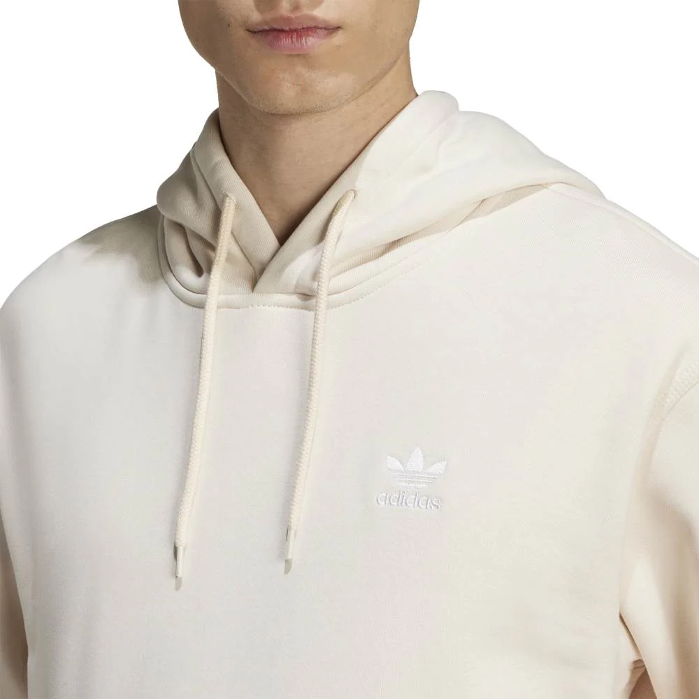 Trefoil Essentials Loose Hoodie White - Image 4
