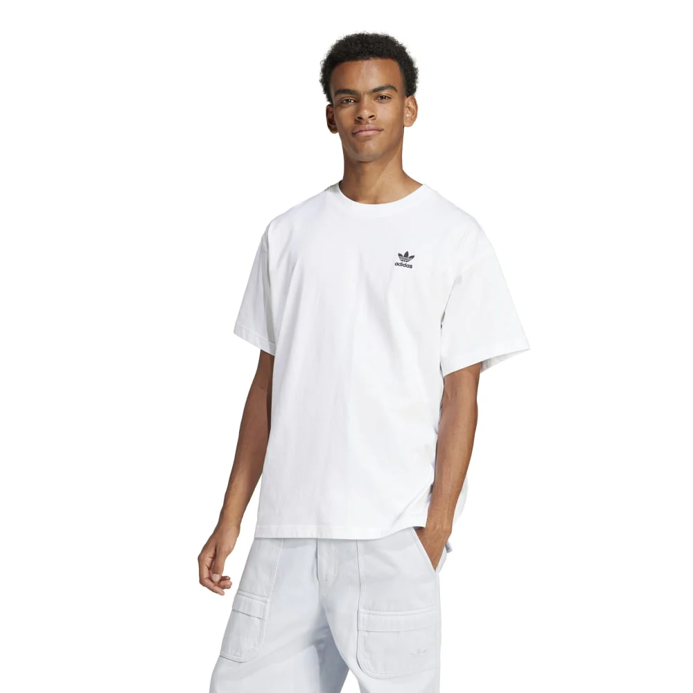 Trefoil Essentials Oversized T-Shirt White - Image 2