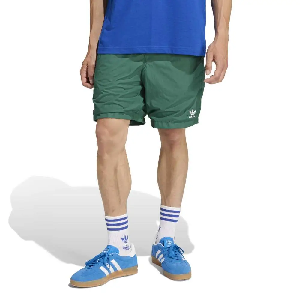 Trefoil Essentials Woven Shorts Green - Image 2