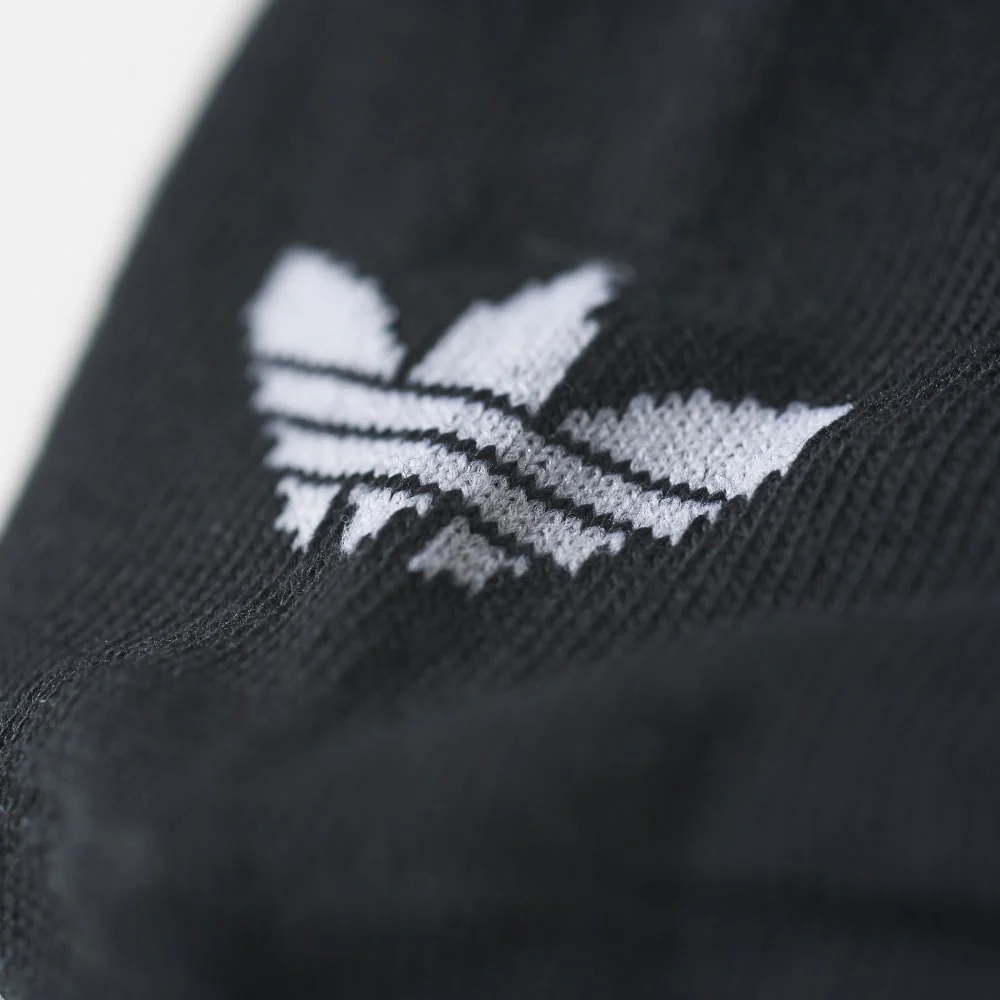 Trefoil Liner Socks 3 Pairs Black - Image 3