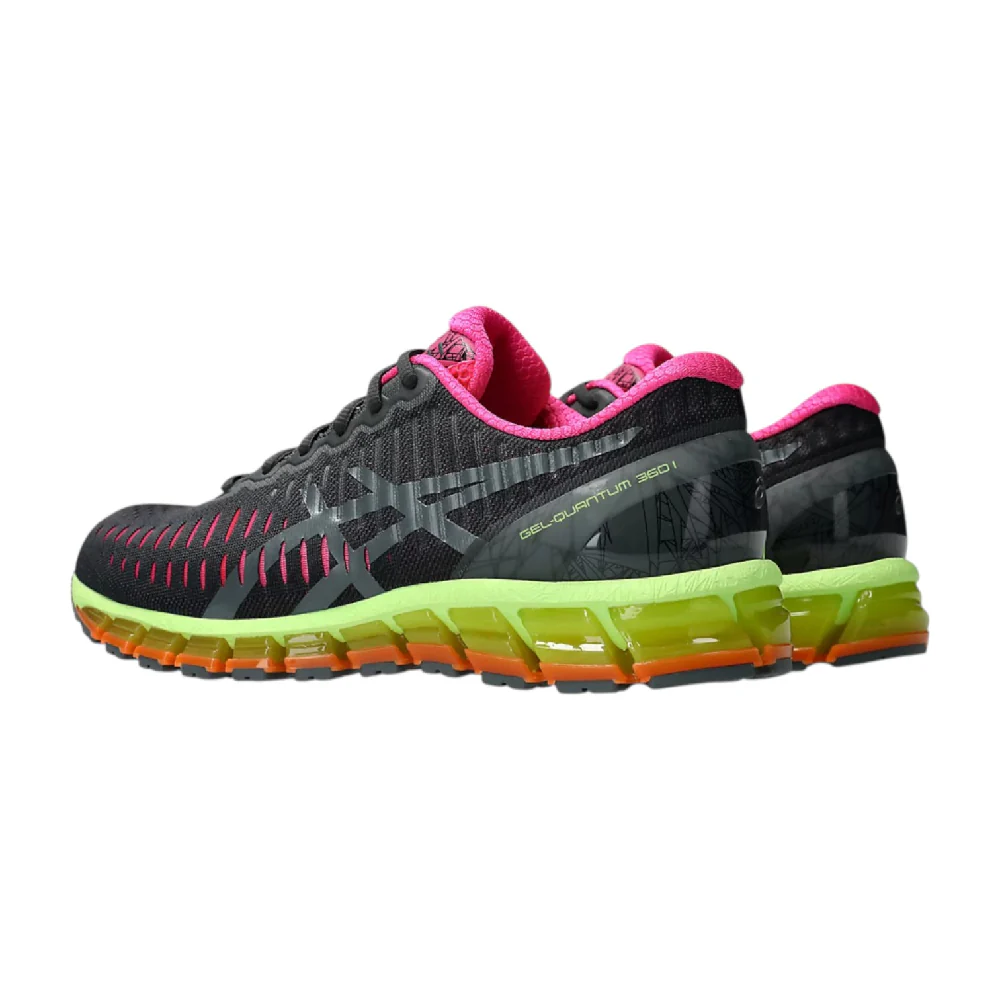 GEL-QUANTUM 360 I Graphite Grey/Hazard Green Sneakers - Image 3