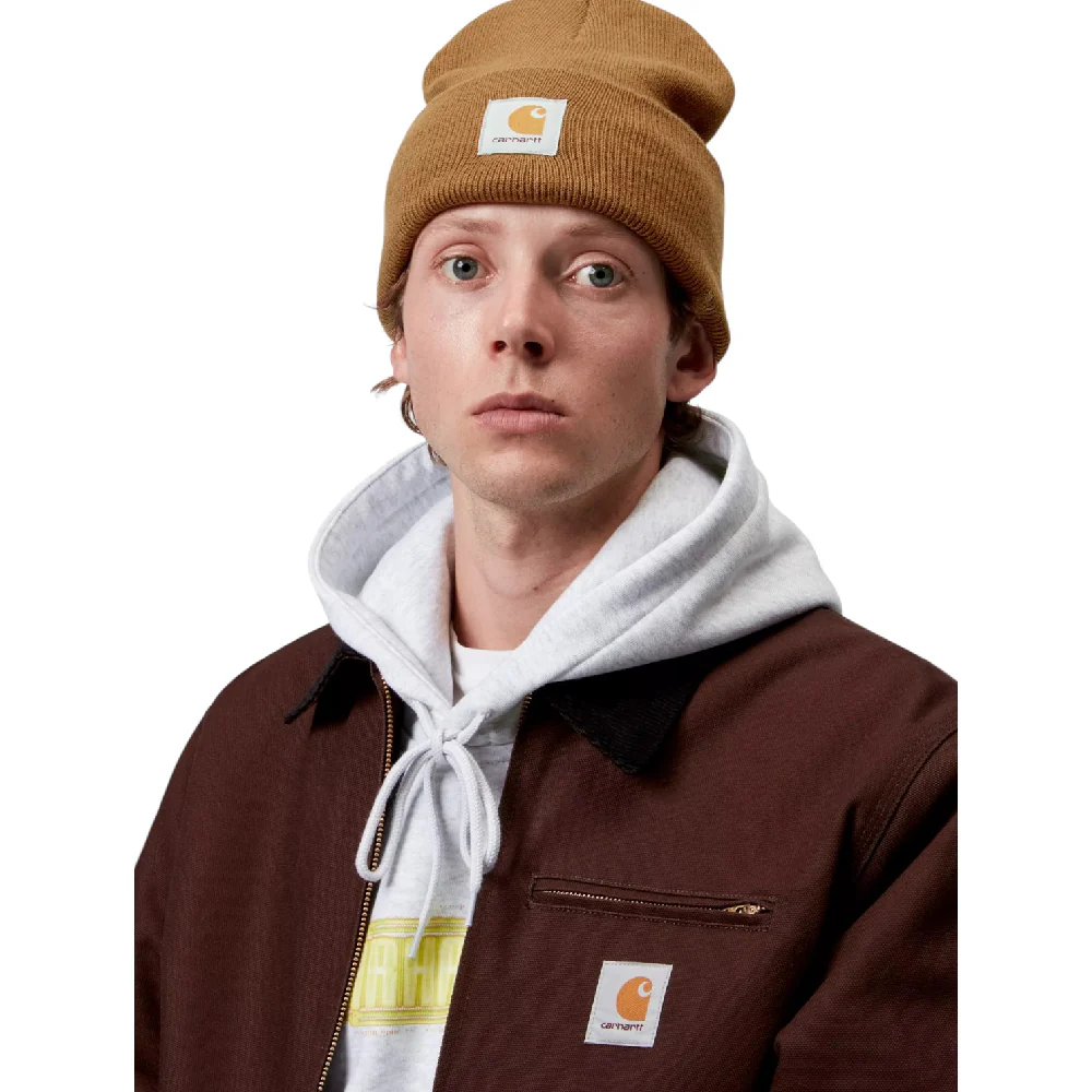 Acrylic Watch Hat Brown - Image 3