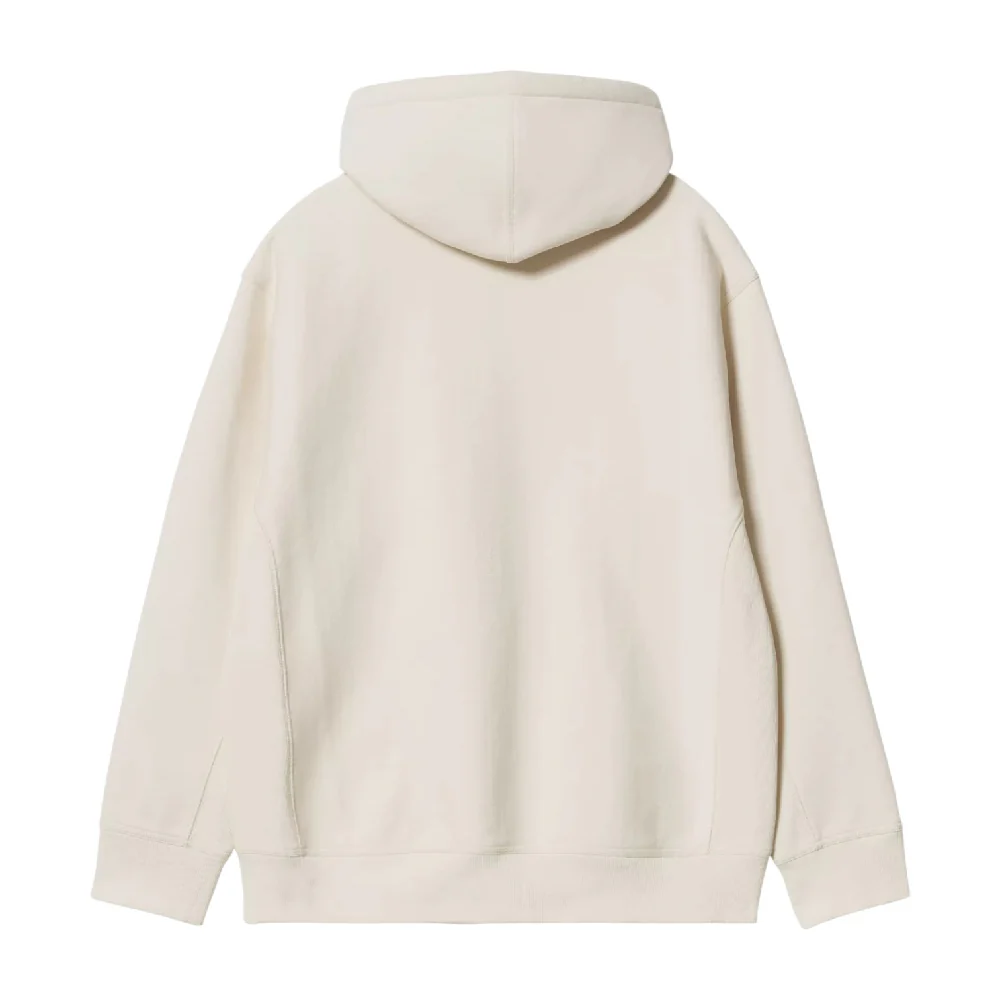 Hooded American Script Sweat Beige - Image 2