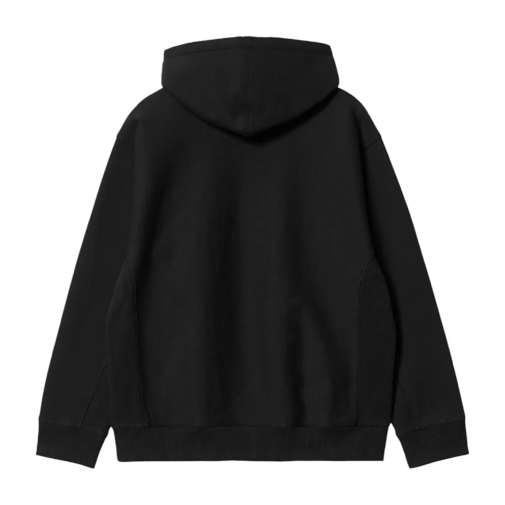 Hooded American Script Sweat Black - Image 2