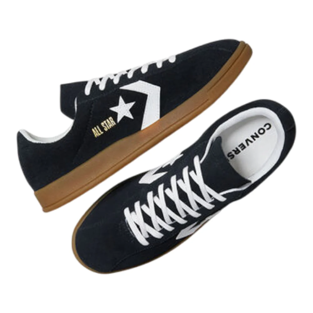 All Star Classic Trainer Suede Sneakers Black - Image 4