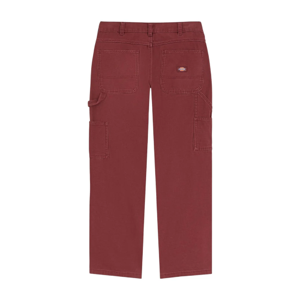 Double Knee Canvas Carpenter Pant Bordeaux - Image 2