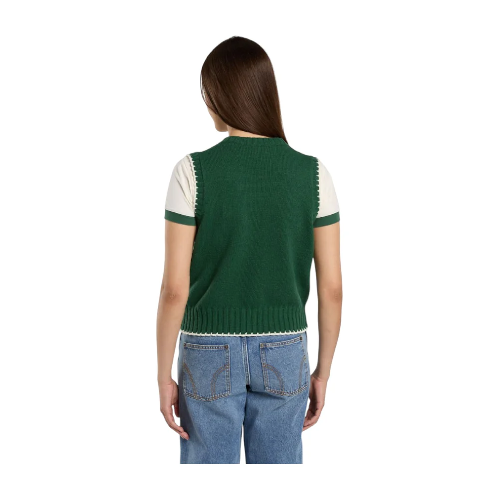 Slayden Sweater Vest Green - Image 4