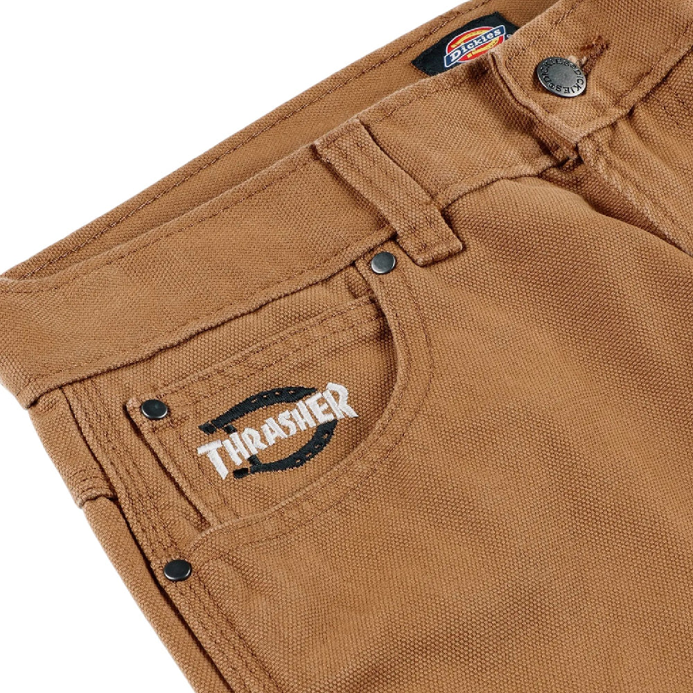Thrasher X Dickies Pant Brown - Image 2