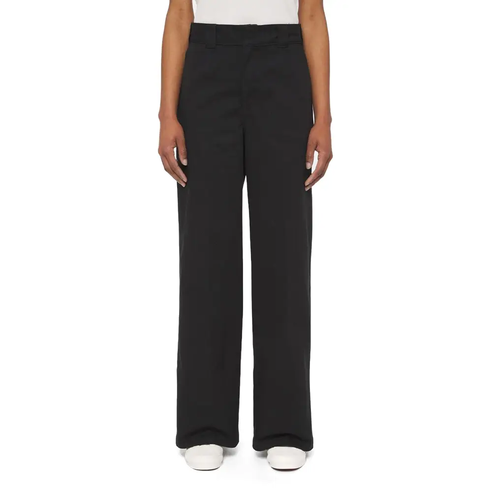 Wide Leg Work Pant Black