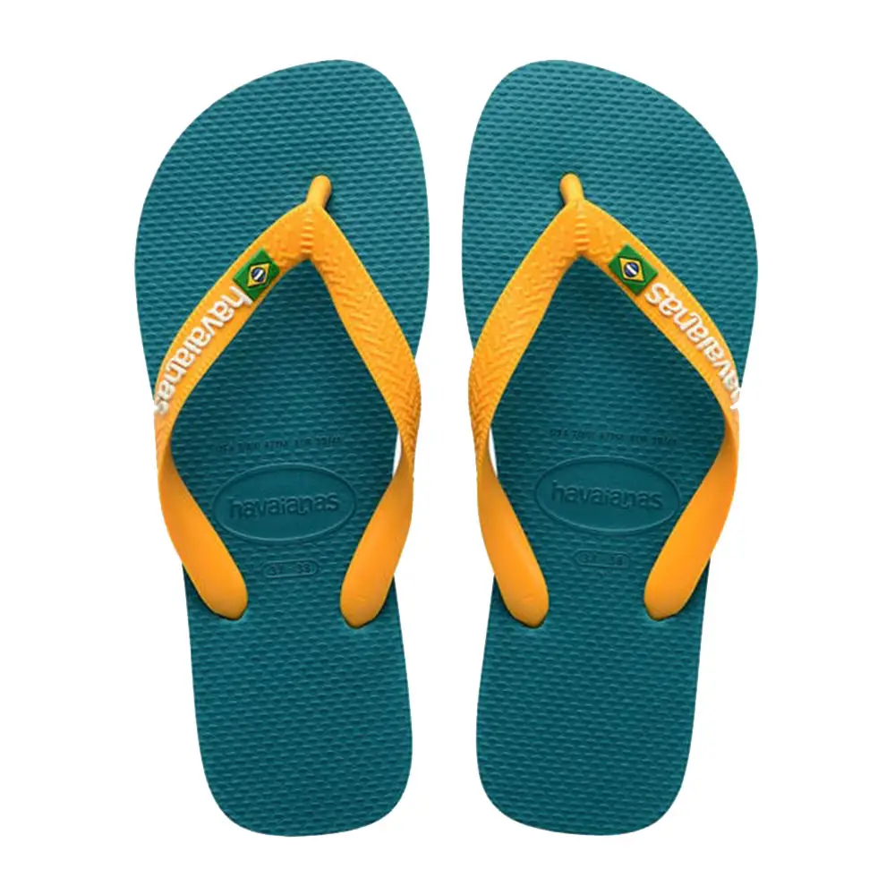 Brasil Logo Flip Flops