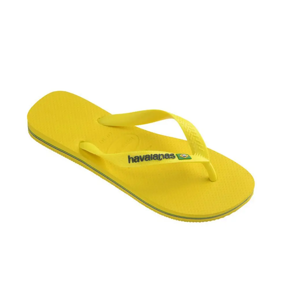 Brasil Logo Neon Flip Flops - Image 2
