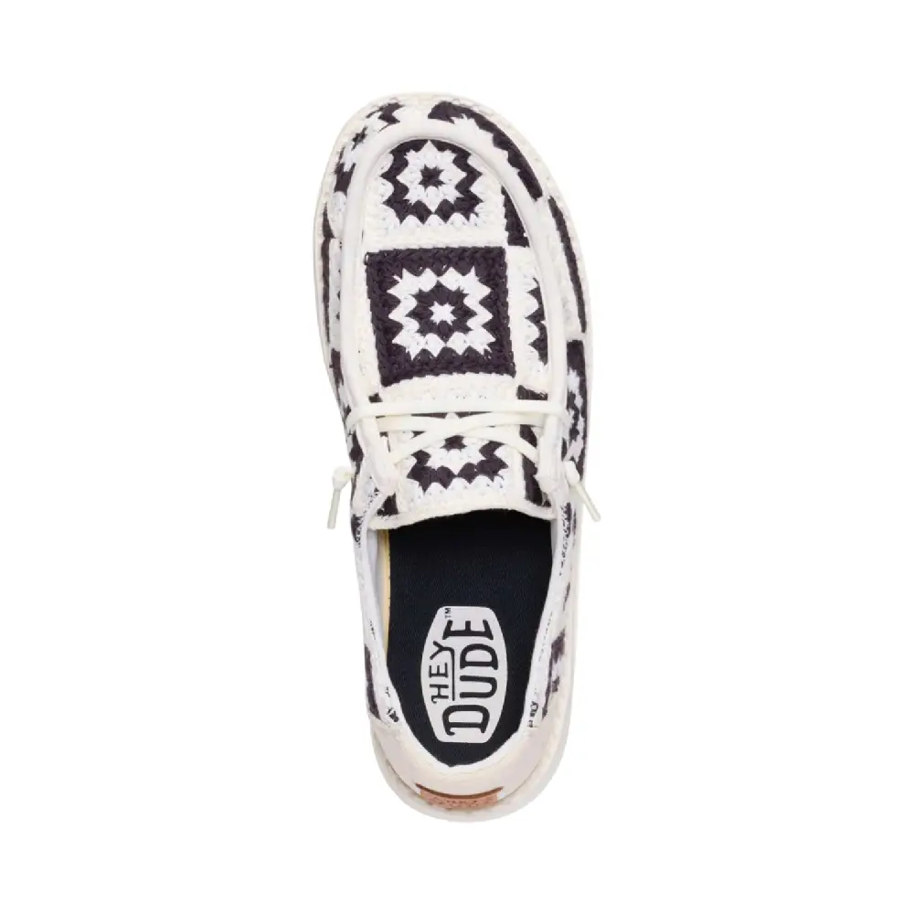 Wendy Cottage Crochet White Black - Image 6