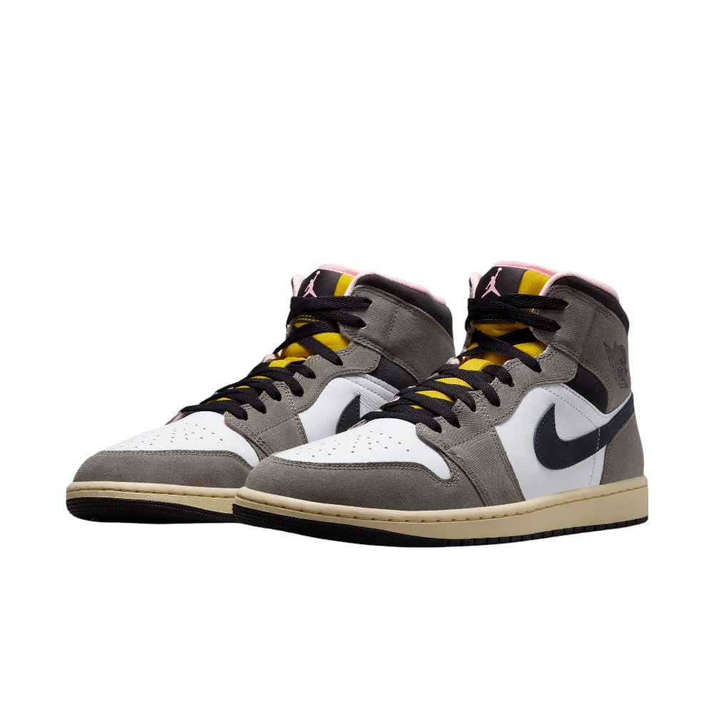 Air Jordan 1 Mid Cave Stone Sneakers - Image 2