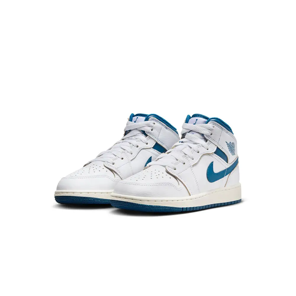 Air Jordan 1 Mid Se Industrial Blue (Gs) - Image 2