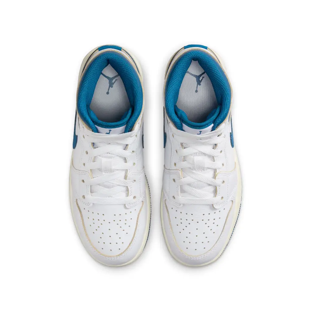 Air Jordan 1 Mid Se Industrial Blue (Gs) - Image 4