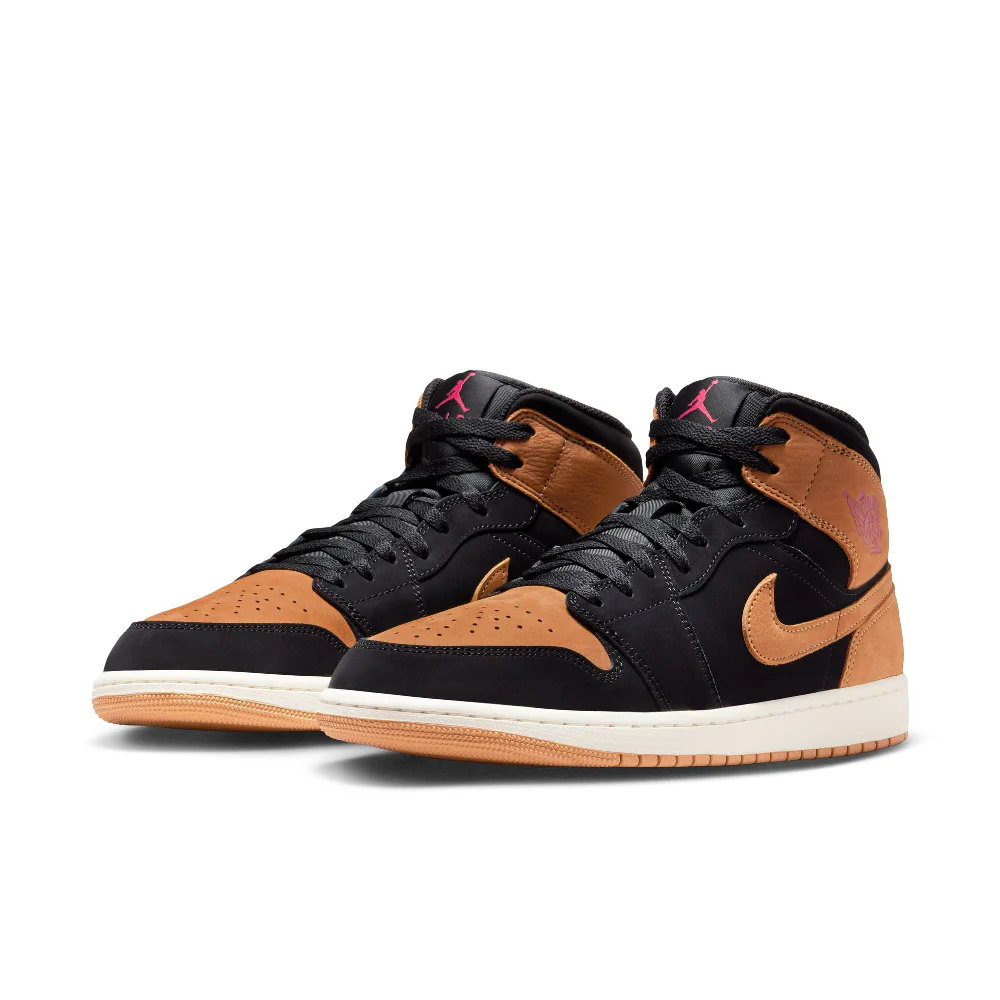 Air Jordan 1 Mid SE Sneakers Black - Image 2