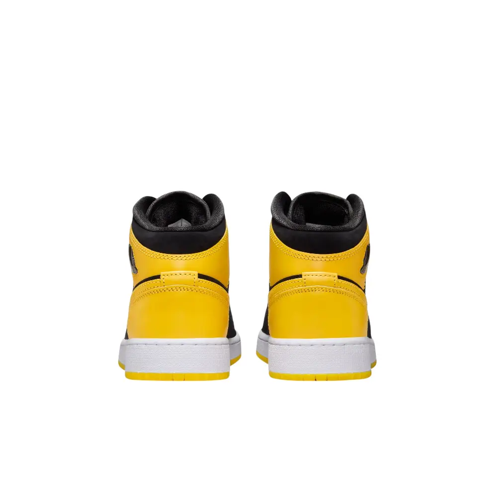 Air Jordan 1 Mid SE Yellow Black (GS) - Image 5
