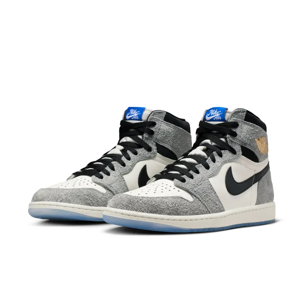 Air Jordan 1 Retro High OG Sneakers Grey - Image 2