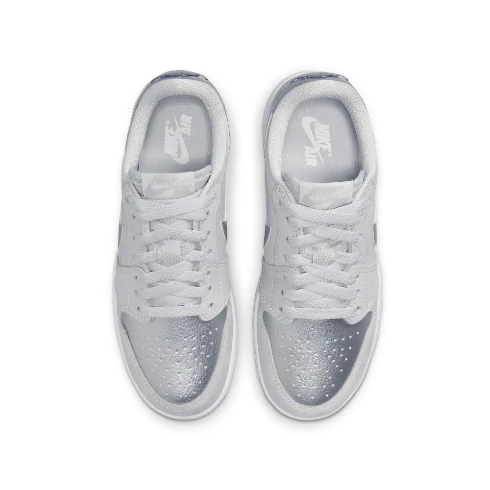 Air Jordan 1 Retro Low Og Silver (Gs) - Image 4