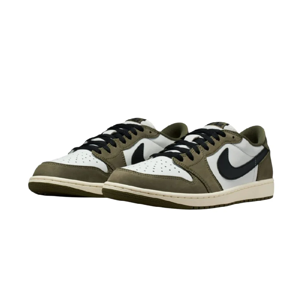Air Jordan 1 Retro Low Sneakers Medium Olive - Image 2