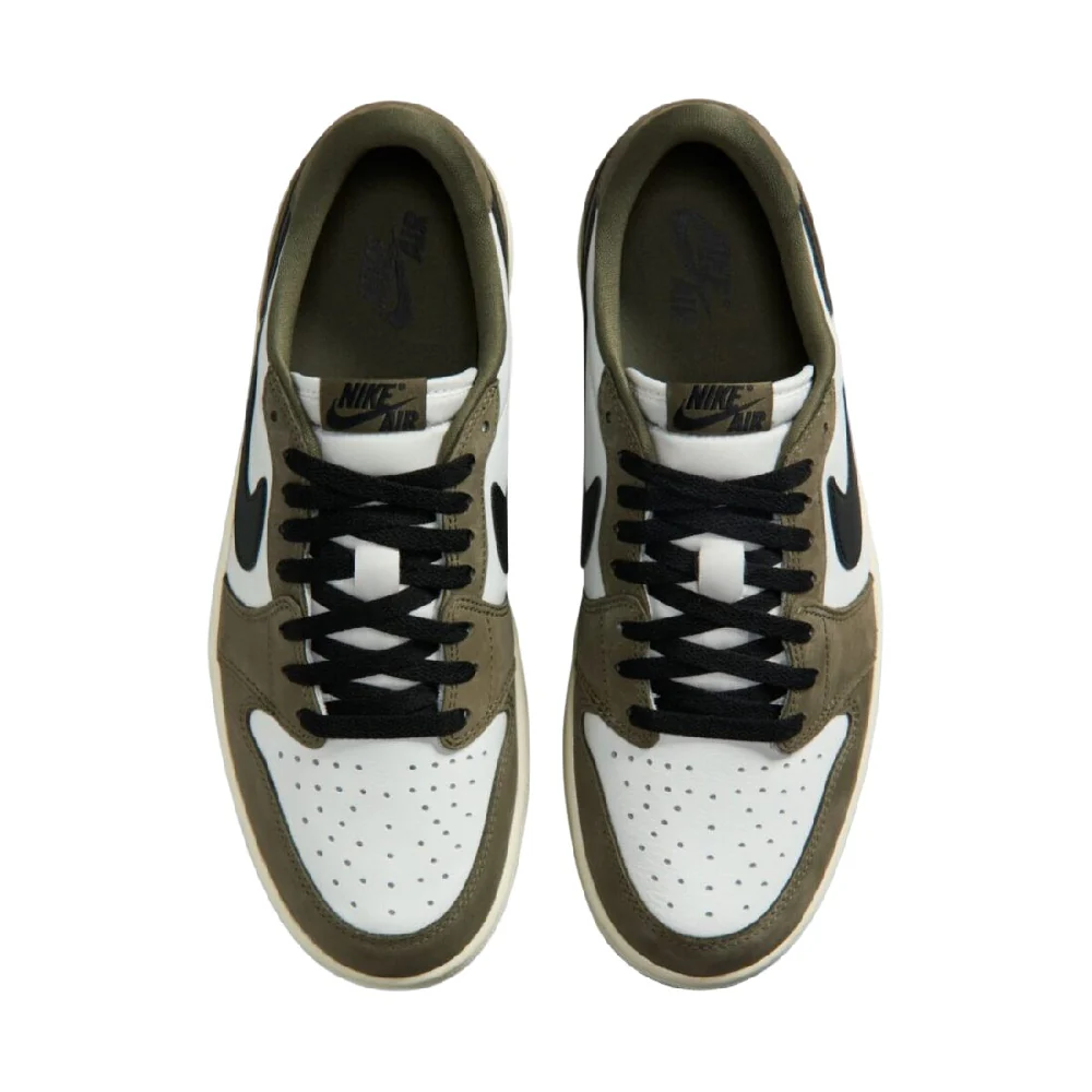Air Jordan 1 Retro Low Sneakers Medium Olive - Image 3