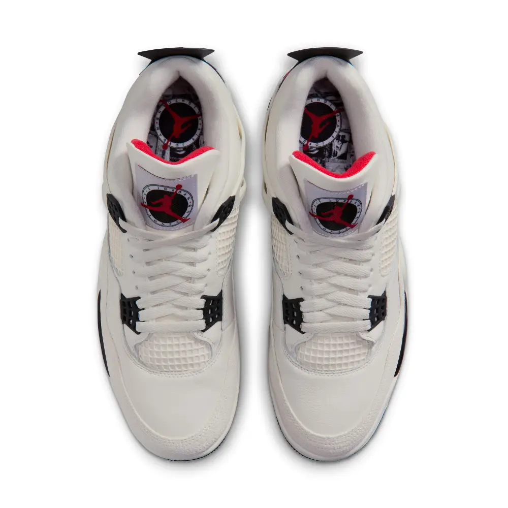 Air Jordan 4 Retro "Flight Club" Sneakers White - Image 4