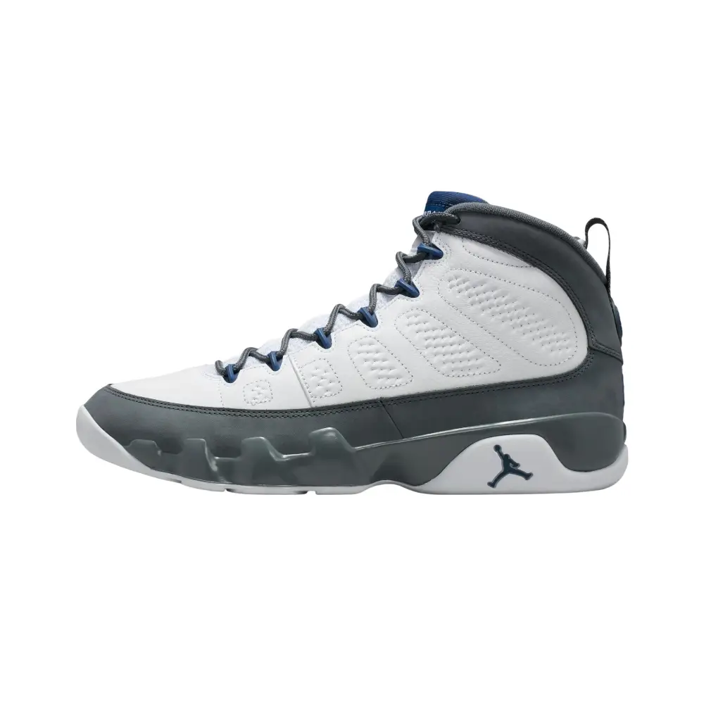 Air Jordan 9 Retro "Flint Grey and French Blue" Sneakers White