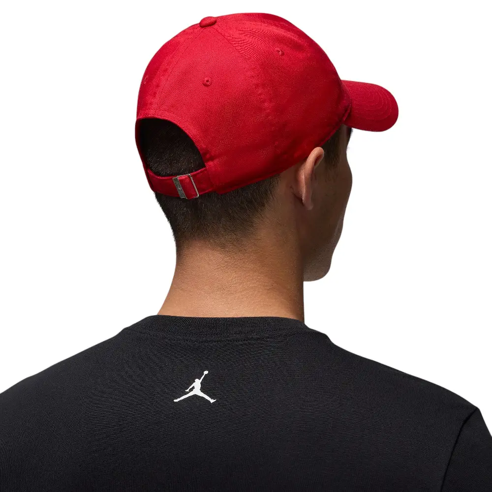 Club Unstructured Curved-Bill Hat Red - Image 2