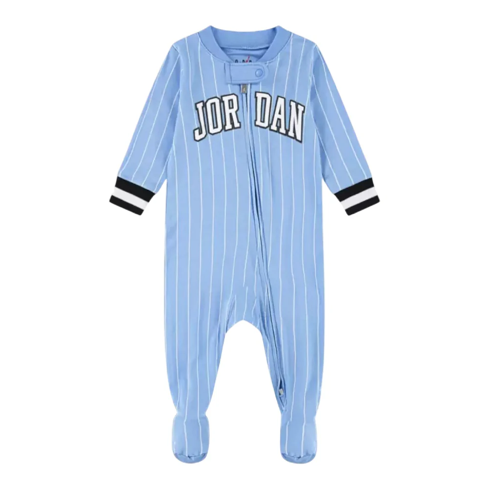MJ 23 Jersey Footed Coverall Blue