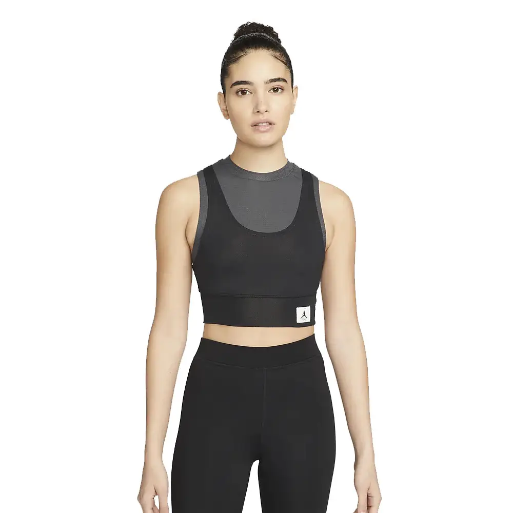 Essential Crop Top Black