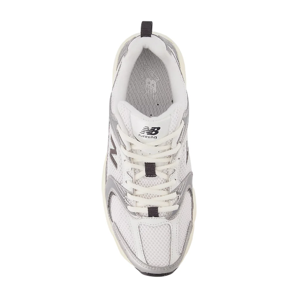 530 White Silver Black Sneakers - Image 3