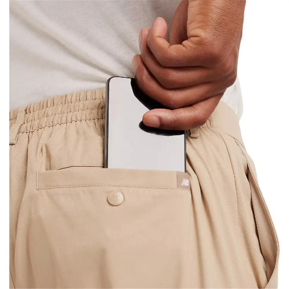 Athletics Standard Tapered Pant Beige - Image 5