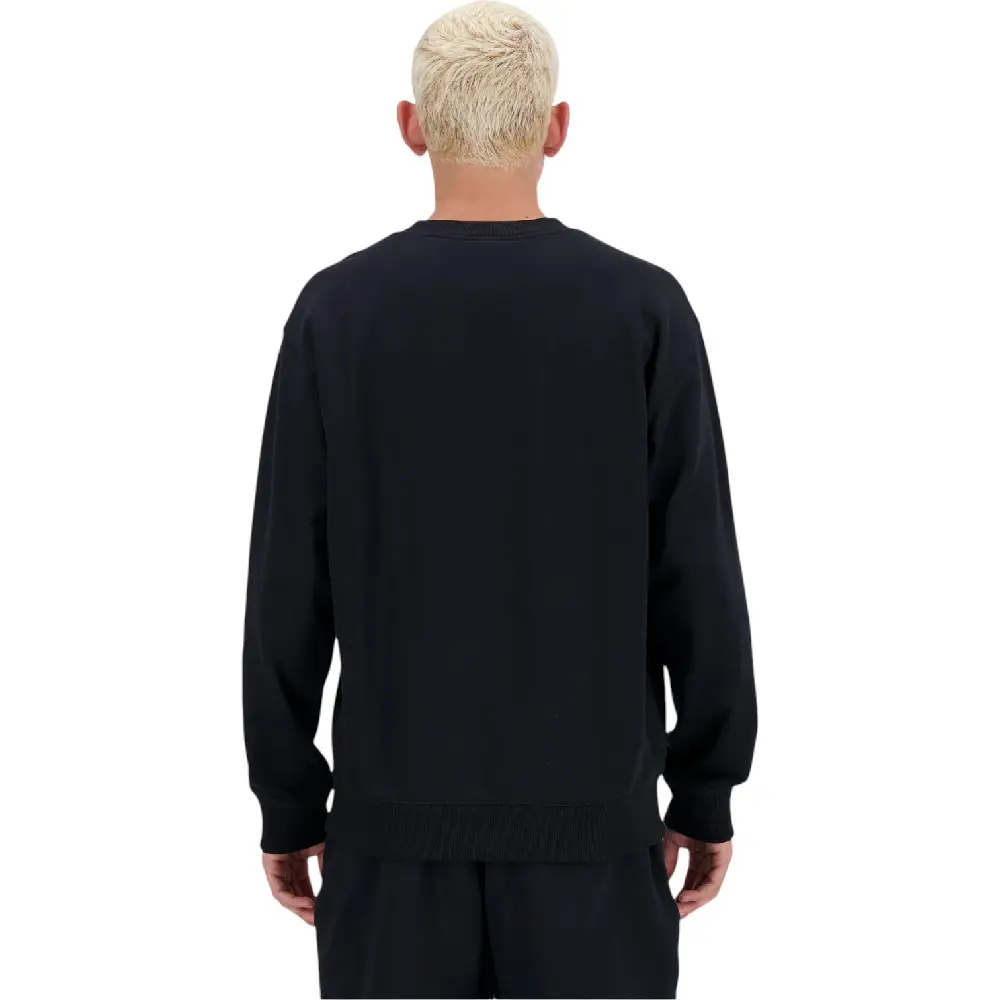 Small Logo French Terry Crew Sweat Black - Image 2