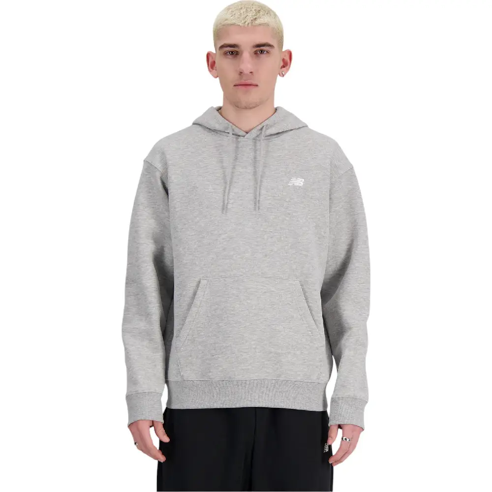 Small Logo French Terry Hoodie Grey