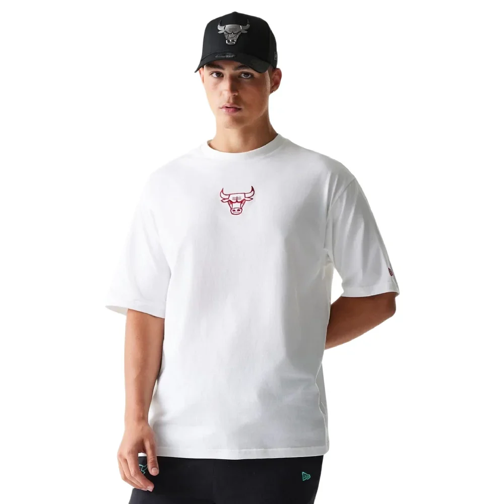 Chicago Bulls NBA League Essential White Oversized T-Shirt