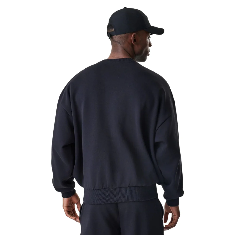 Chicago Bulls NBA Linear Black Crew Neck Sweater - Image 2
