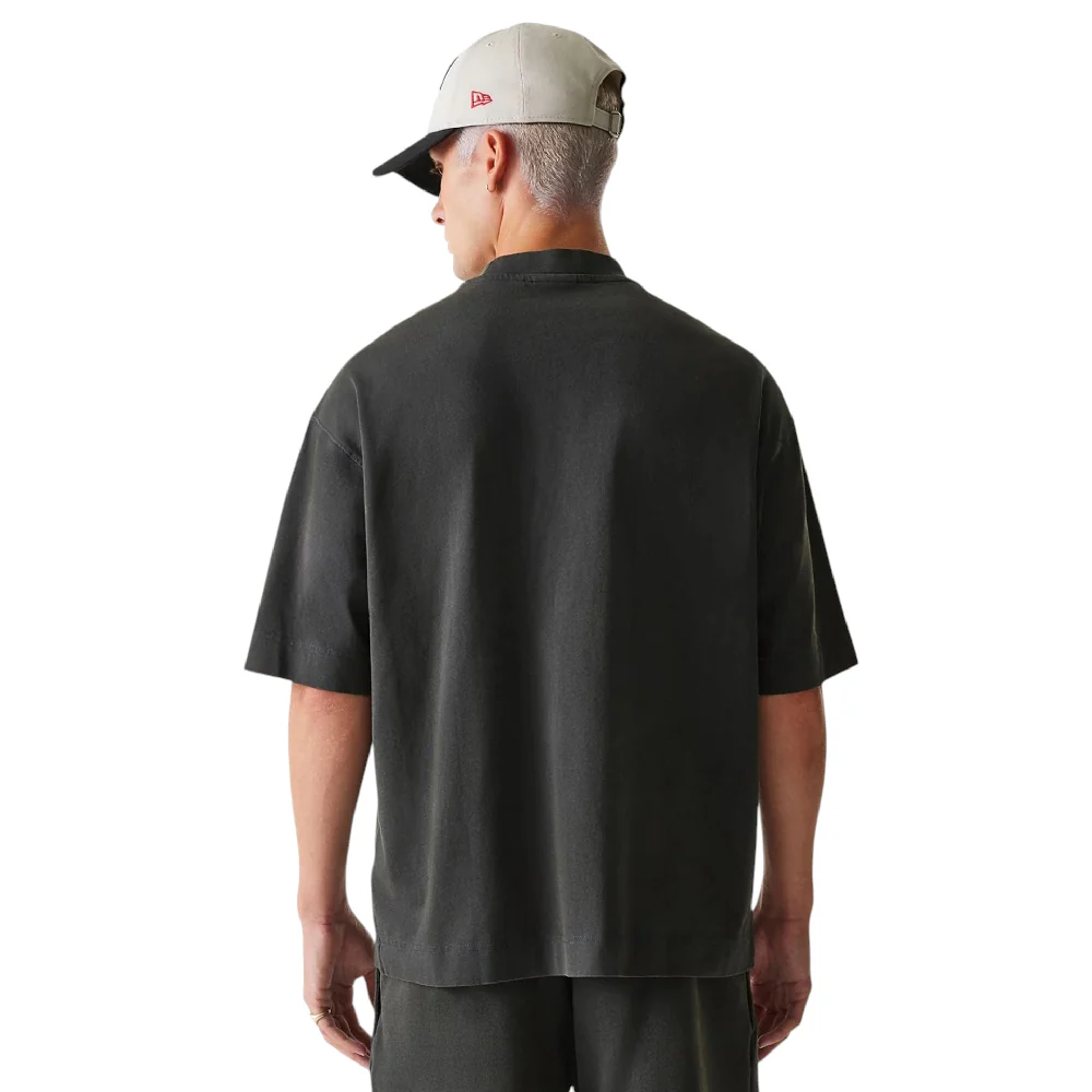 Chicago Bulls NBA Washed Grey Box T-Shirt - Image 2
