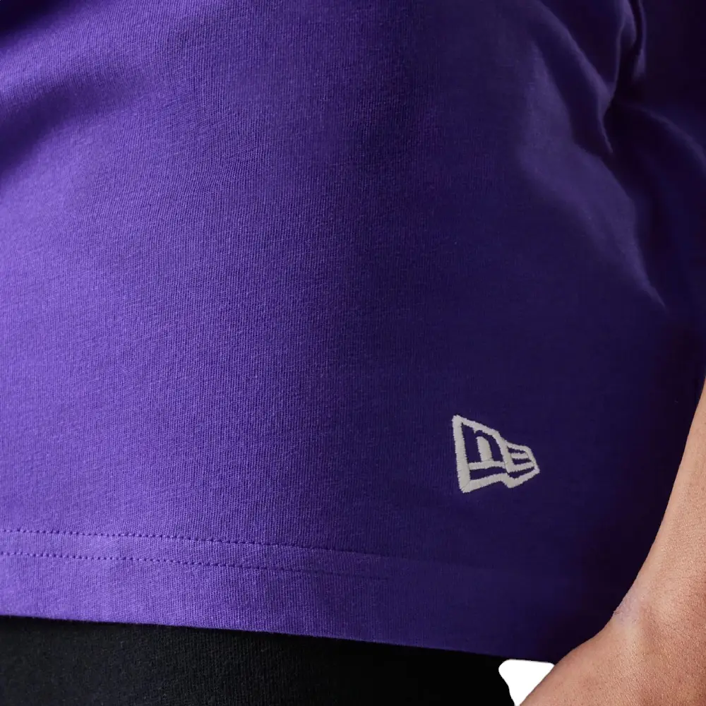 NBA Panel LA Lakers Oversized T-Shirt Purple - Image 4