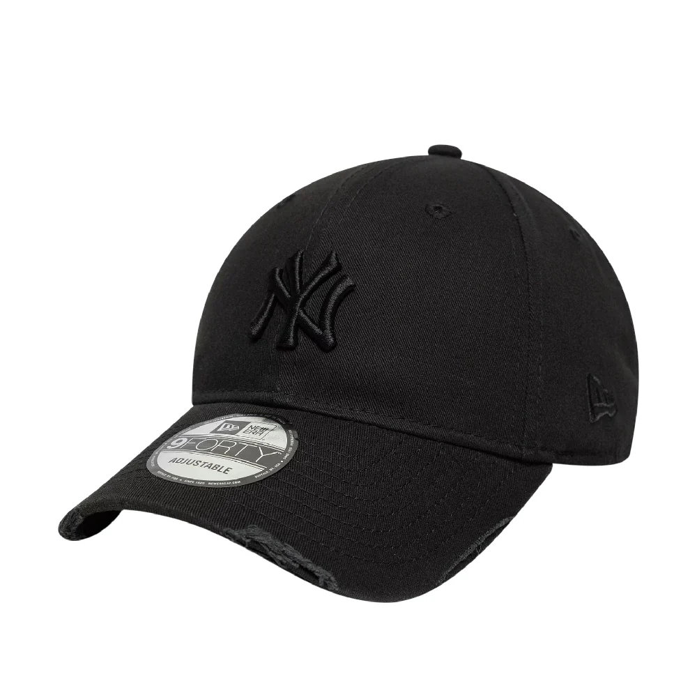 New York Yankees MLB Washed Distressed Black 9FORTY Cap