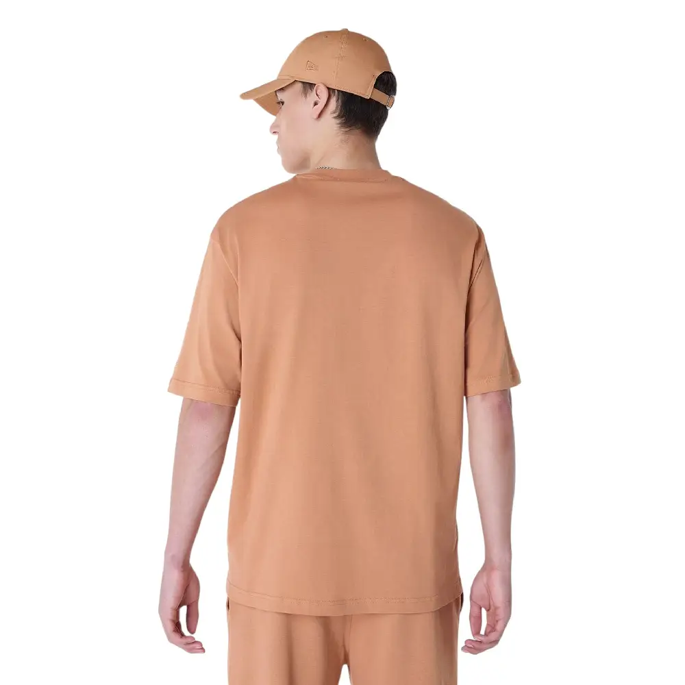 Oversize LA Dodgers MLB League Essential Beige T-Shirt - Image 2
